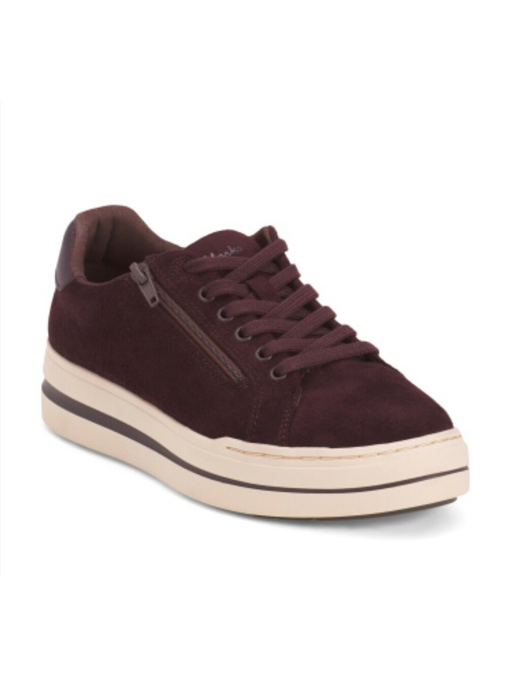 Size 8 - New Clarks Audreigh Sky Comfort Wide Shoes - Plum